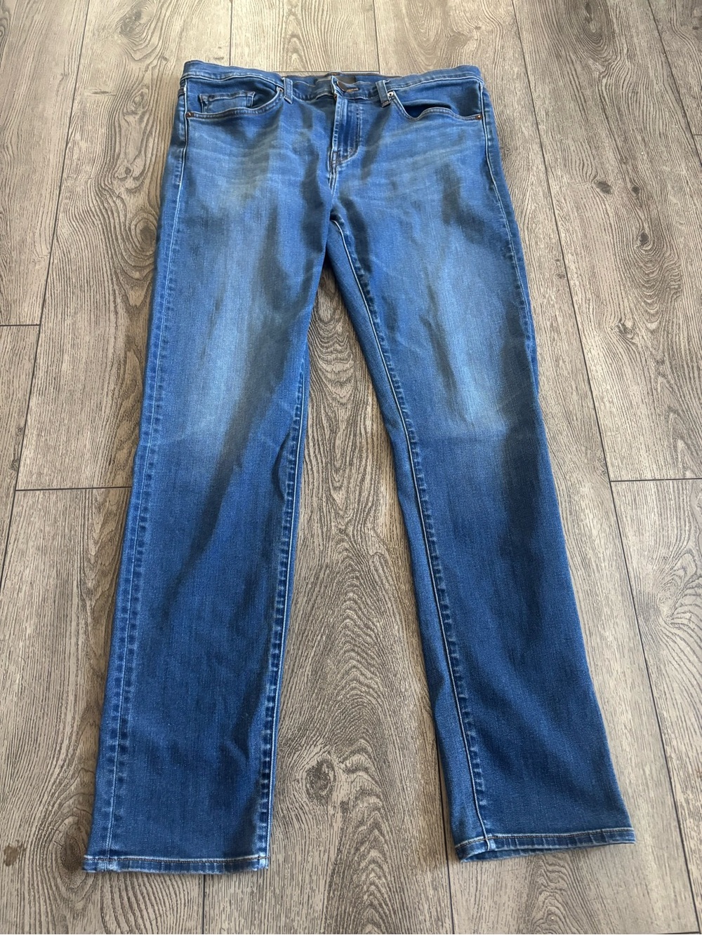 J Brand Men's Straight Indigo Blue Jeans